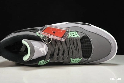 Green Retro Air Jordan 4 Glow 308497-033 1010